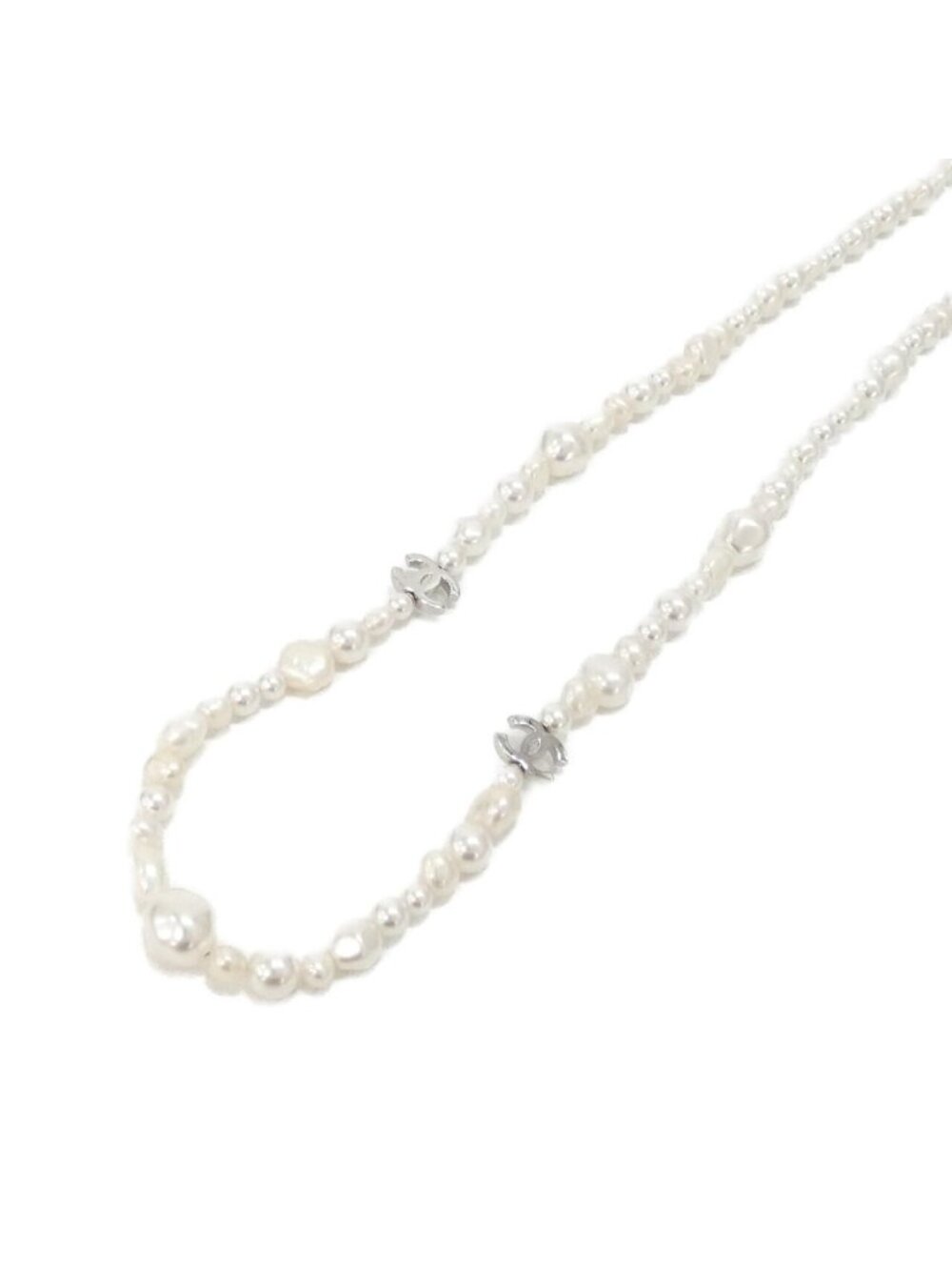 Chanel Necklace Silver